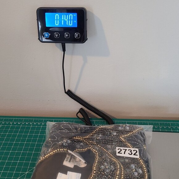 Vintage Mark & John By Gopal Silk Black Beaded Halter Top Blouse Elegant Party L - Picture 13 of 13